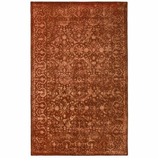 Safavieh 2 ft. 6 in. x 8 ft. Runner Traditional Silk Road Rust Hand Tufted Rug SKR213E-28